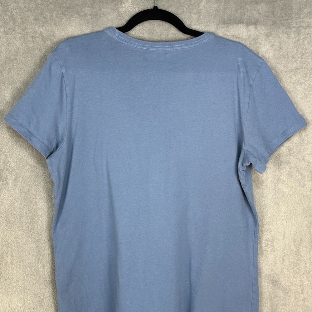 Life Is Good Shirt Womens Large Blue Crusher Tee Short Sleeve Cat Kitten Nap - Picture 5 of 12